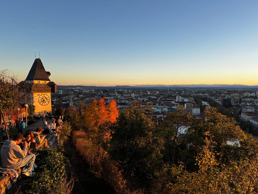 Graz: Funicular Ride & Schlossberg Picnic Experience - Sunset timing and the best time to go
