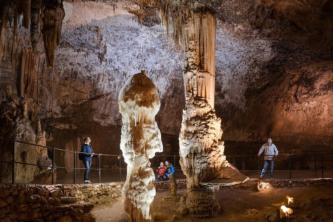 Group tour to Postojna Cave from Koper - with unique cave train - Riding the electric train through the underground Karst