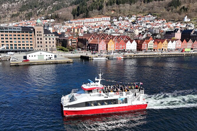 Guided day tour - Mostraumen Cruise, City Walk & Flöyen Funicular - Riding Fløibanen to Mount Fløyen