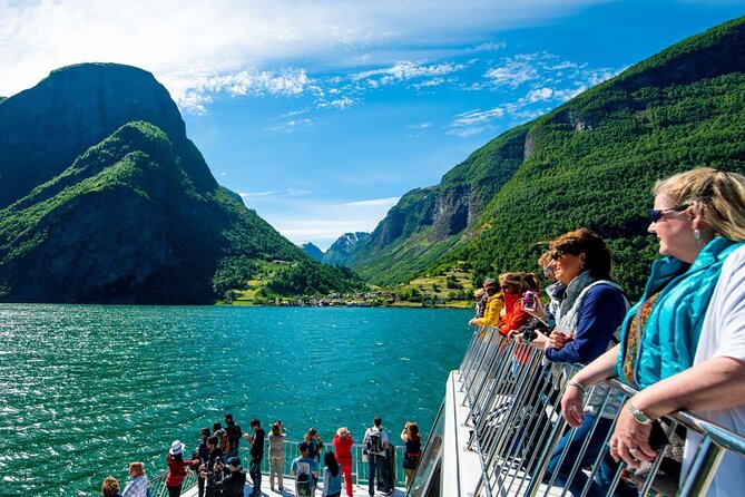 Guided tour to Viking Village, Nærøyfjorden Cruise & Flåm Railway - The Flåm Railway to Myrdal