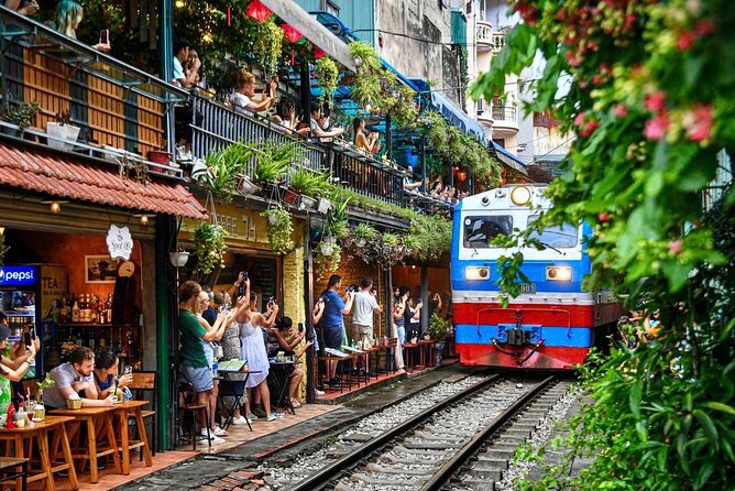 Hanoi Old Quarter Food Tour with Train Stress Visit - Key points at a glance