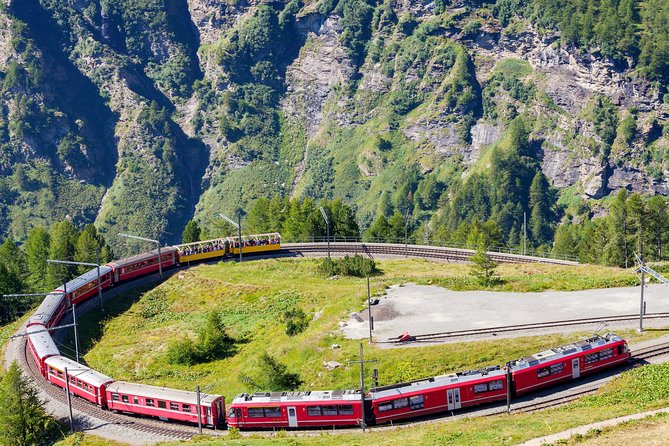 Intimate Small-Group Bernina UNESCO Scenic Train on Swiss Alps - Through the Valtellina valley by minibus