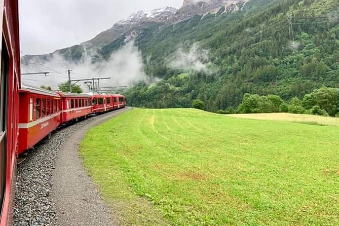 Intimate Small-Group Bernina UNESCO Scenic Train on Swiss Alps - St. Moritz in about 45 minutes