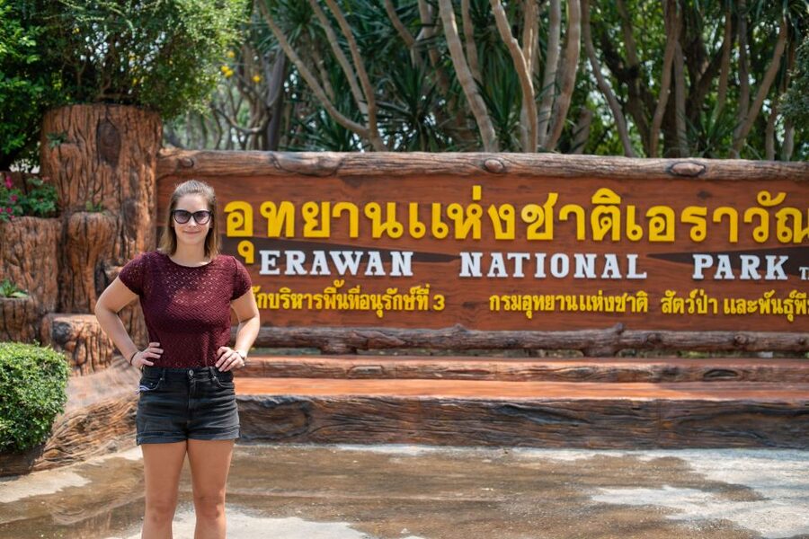 Kanchanaburi: Erawan Waterfall & Train Full-Day Tour - A local restaurant stop at midday