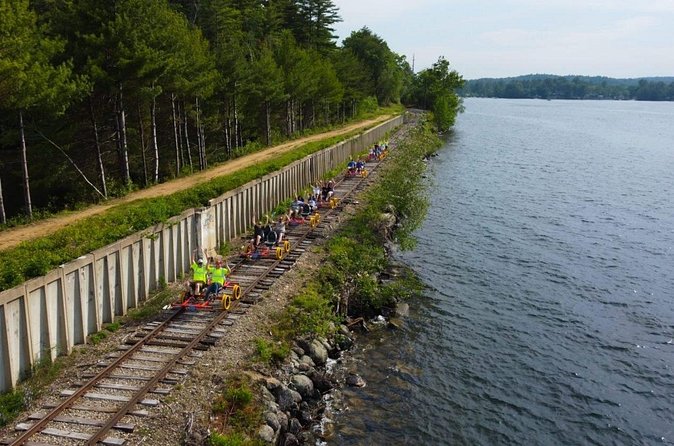 Laconia Rail Bikes - The physical effort and the track conditions