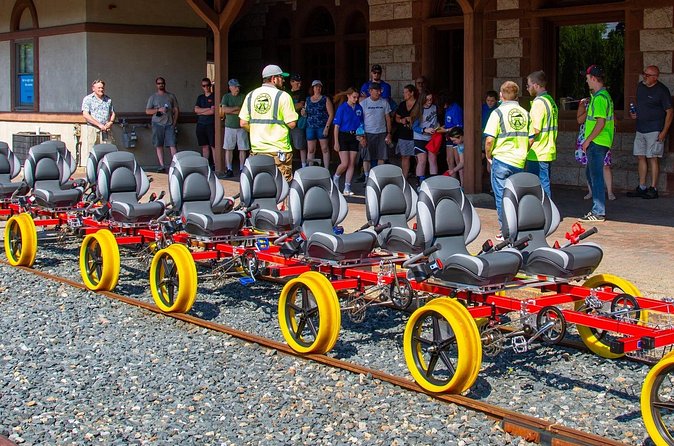 Laconia Rail Bikes - Why the railroad setting adds real interest