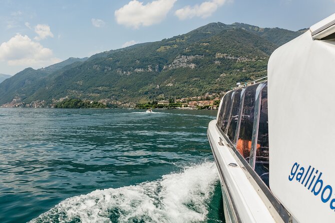 Lake Como Cruise, St. Moritz & Bernina Red Train Tour from Milan - Morning on Lake Como, villas from the water