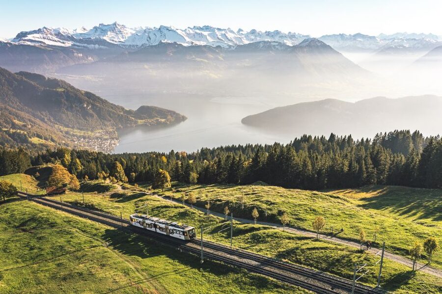 Lucerne: Boat Trip, Mount Rigi Train, & Mineral Baths Ticket - Pier 1 to Vitznau by SGV boat