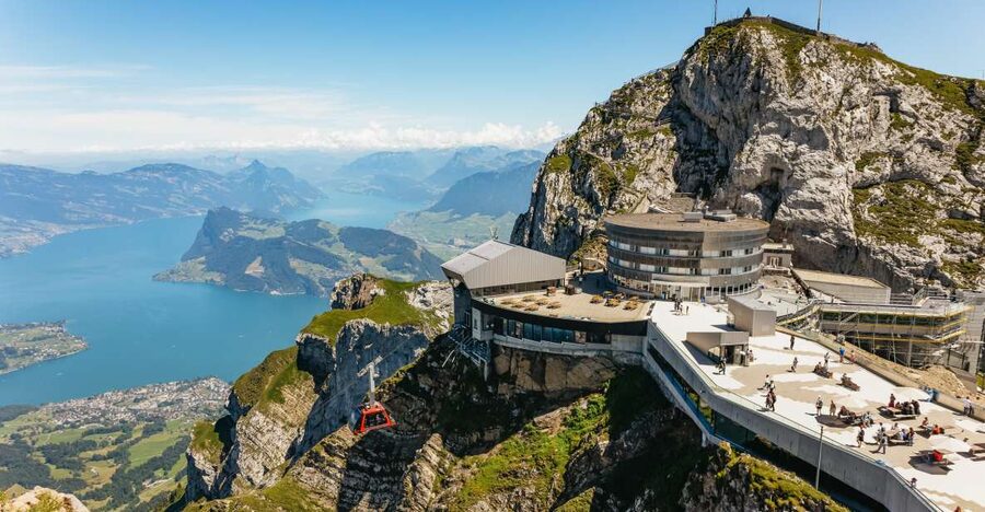 Lucerne: Mt. Pilatus Cable Car, Cogwheel Train & Lake Cruise - Riding from Kriens through two cable-car stages
