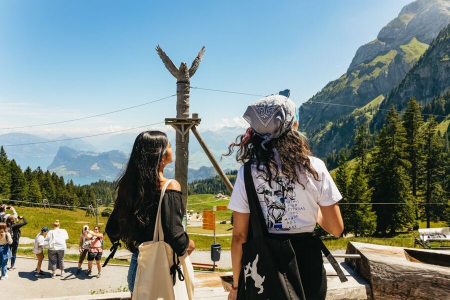 Lucerne: Mt. Pilatus Cable Car, Cogwheel Train & Lake Cruise - Returning across Lake Lucerne by boat