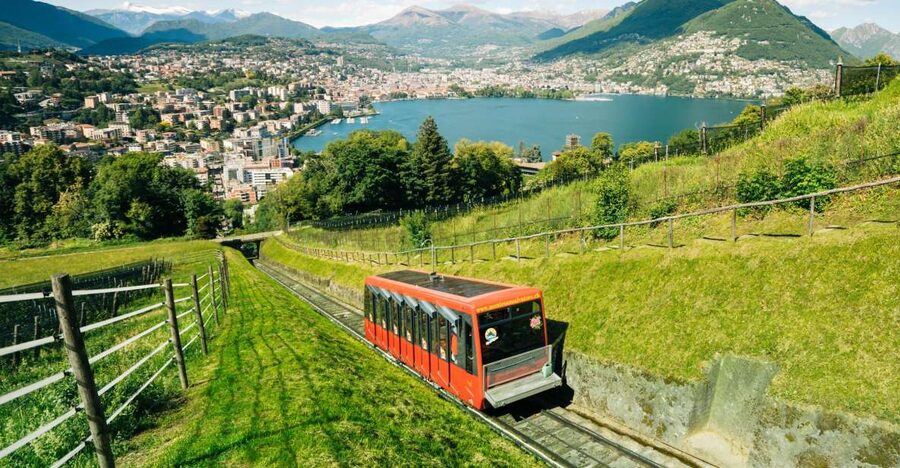 Lugano: 3-Hour Monte San Salvatore Tour with Funicular Ride - Reaching the 360-Degree Summit View