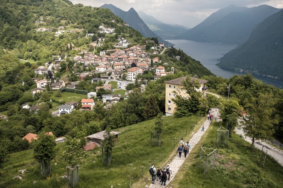 Lugano: 4.5-Hour Monte Bré Visit w/ Funicular Ride - From Via Magatti to Cassarate by boat