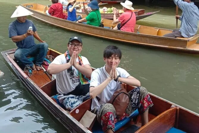Maeklong Railway and Damnoen Saduak Floating Market Tour - The Devaree Boutique stop and the floating-market setting