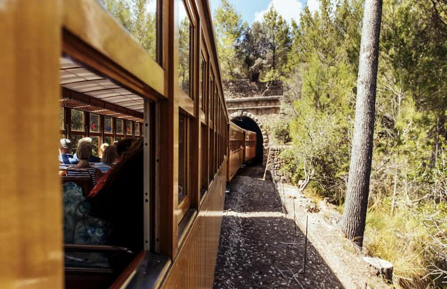 Mallorca: Exclusive Soller Train and Tram Half-Day Tour - The mountain ride from Palma at 3:10 PM