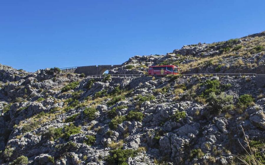 Mallorca Island Tour with Boat, Train, Tram and Bus - The winding road to Sa Calobra