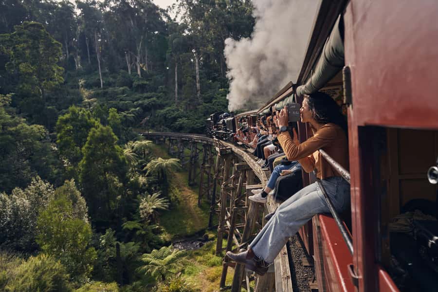Melbourne: Puffing Billy Railway & Rainforest Tour - A simple start from central Melbourne