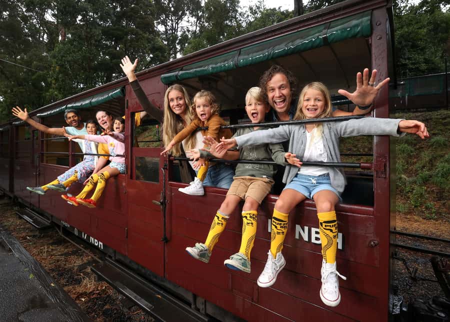 Melbourne: Puffing Billy Train & Penguin Island Excursion - From Melbourne pickup to Brighton Beach