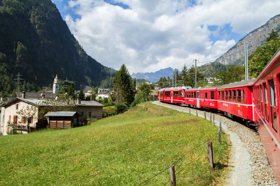 Milan to St. Moritz: Scenic Bernina Train Tour with Guide - Two hours in St. Moritz