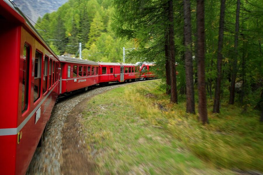 Milan to St. Moritz: Scenic Bernina Train Tour with Guide - The coach from Milan and the climb over Maloja Pass