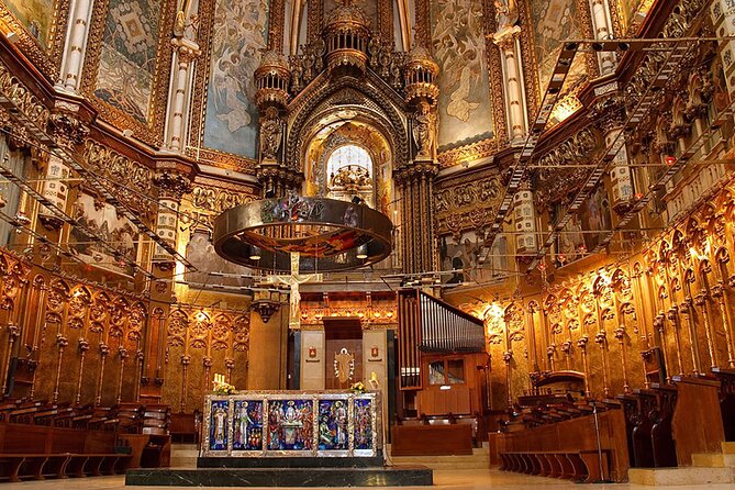 Montserrat Day Trip from Barcelona with Cogwheel Train - The cogwheel train approach to Montserrat