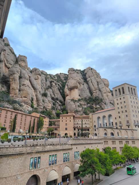Montserrat Small Group Tour with Train and Cable Car - The cogwheel train down the mountain