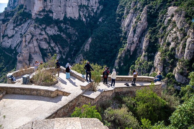 Montserrat Tour with Cogwheel Train, Monastery & Black Madonna - Inside the Montserrat monastery complex