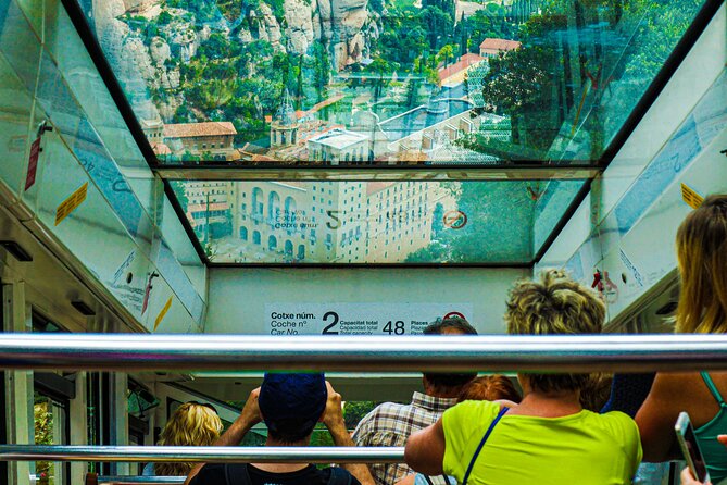 Montserrat Tour with Cogwheel Train, Monastery & Black Madonna - The short Cremallera ride from Monistrol