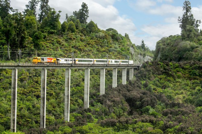 Northern Explorer Train Journey from Wellington to Auckland - Wellington Station to the Kapiti Coast