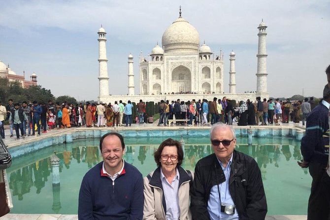 One Day Tour to Taj Mahal from Delhi by Fastest Train with Meals - Agra Fort and its view of the Taj Mahal