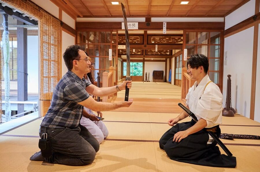 Osaka: Private Samurai Experience - Train with Sword Master - The temple visit and restricted training grounds