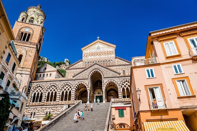 Positano & Amalfi Small Group Boat Tour from Rome with Fast Train - Roman ruins at Bagni della Regina Giovanna