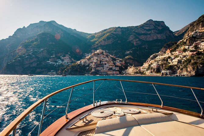 Positano & Amalfi Small Group Boat Tour from Rome with Fast Train - Swimming, snacks, and drinks on the boat
