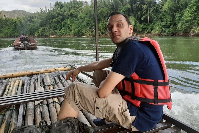 Private Erawan Waterfall, River Kwai, Death Railway Tour from Bangkok - JEATH War Museum and the Death Railway story