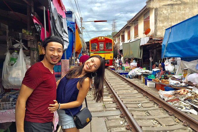Private Excursion to Maeklong Railway and Floating Markets - Walking, tasting, and shopping at Damnoen Saduak