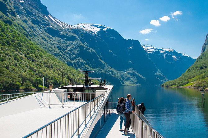 Private tour, Bergen to Oslo - Nærøyfjord Cruise & Flåm Railway - Cruising the Nærøyfjord on the Future of the Fjords