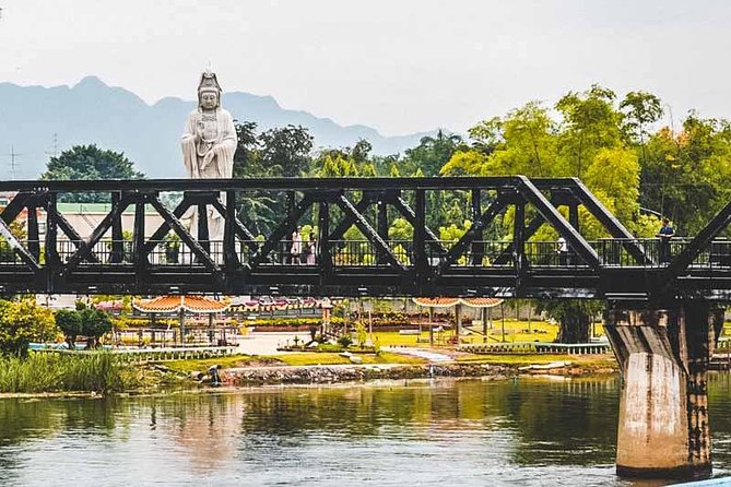 Private Tour: Death Railway, Hellfire Pass and Erawan Waterfall - Erawan Waterfall: three hours among seven pools