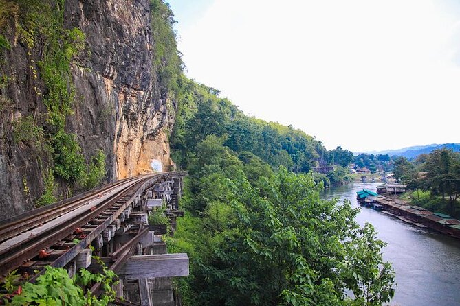 Private Tour to Kanchanaburi Death Railway and Elephant Haven - The train ride toward Tham Kra Sae