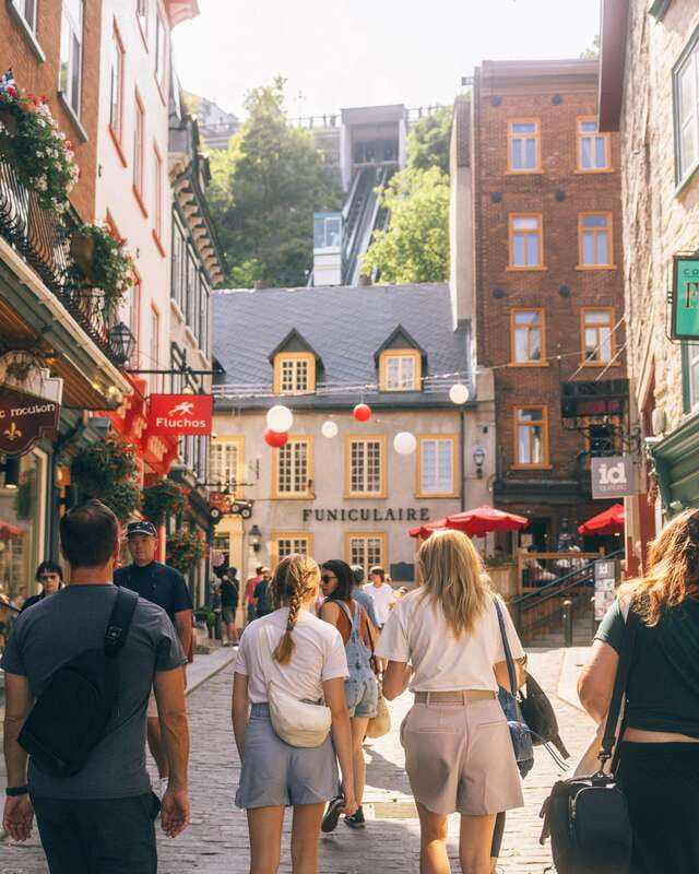 Quebec City Private Walking Tour with Funicular Ride - Petit Champlain, the city’s charming lower district