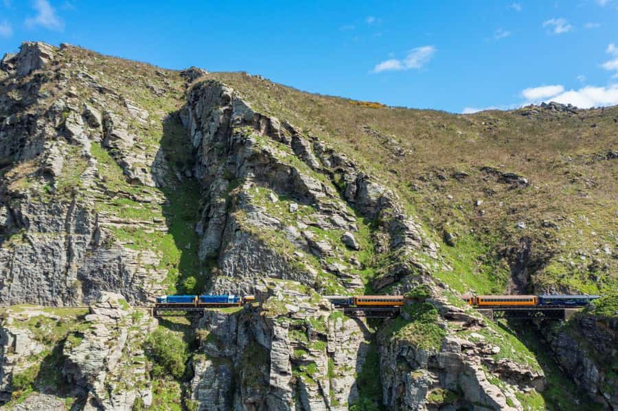 Queenstown to Dunedin Incl Taieri Gorge Train (One-Way) - Two hours on the Taieri Gorge Train