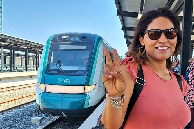 Ride the Mayan Train to the New Great Museum and Z.A. from Chichen Itza - The Temple of a Thousand Columns and the ball court