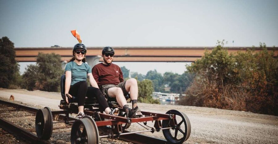 Sacramento: Yolo Countryside Guided Rail Bike Tour - Riding old rails from Sacramento into Yolo County