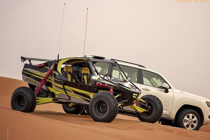 Sand Rail Dune Buggy Adventure with Sandboarding & Camel Riding - Sandboarding and the camel encounter