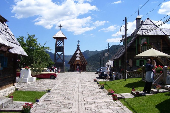 Šargan Eight Railway, Wooden Town & House on Drina river day trip from Belgrade - Riding the Šargan Eight above Mokra Gora