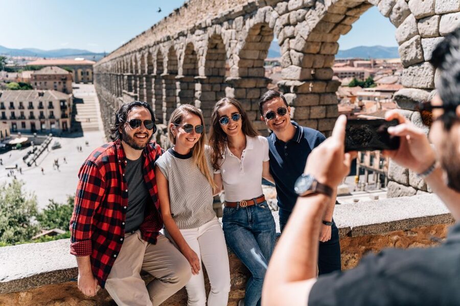 Segovia Private Guided Visit & Alcazar with High Speed Train - Entering the Royal Alcazar above Segovia