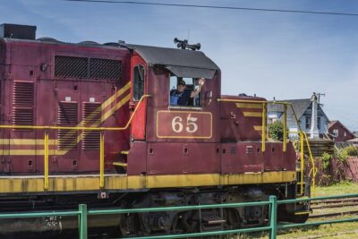 Skunk Train: Pudding Creek Express from Fort Bragg