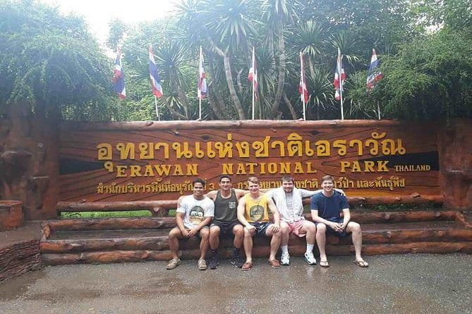 Small Group: Kanchanaburi Death Railway, Erawan Waterfall and Elephant - The Bridge over the River Kwai