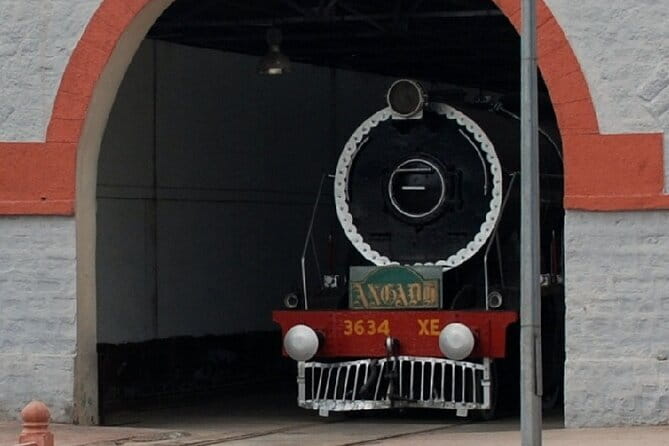 Steam Engines And Railway Museum In Rewari From Delhi - Entering the surviving steam locomotive shed