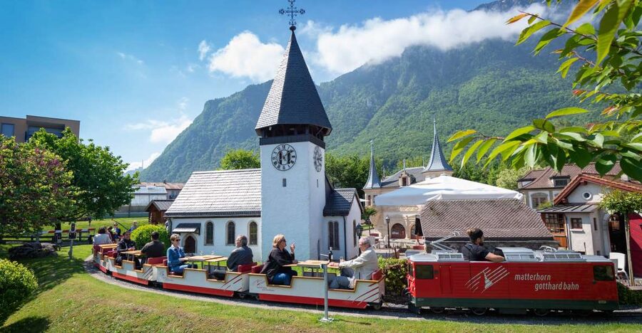 Swiss Vapeur Parc : the most beautiful railway park - Four routes, four stations, and two kilometers of track
