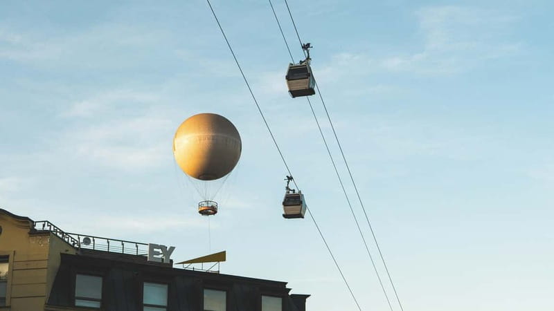 Tbilisi: Urban Hotspots Guided Tour w/ Cable Car & Funicular - Dry Bridge Flea Market for a less polished Tbilisi