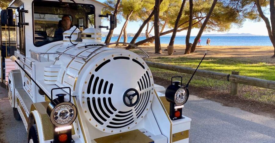 The Little Train of La Londe-les-Maures - From Port Miramar into La Londe-les-Maures